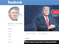 עמוד הפייסבוק של טראמפ. נחסם לאחר ההסתערות על גבעת הקפיטול / צילום: צילום מסך