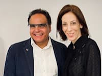 טל אוחנה, ראשת המועצה ירוחם וצורי דבוש, יו''ר קליל / צילום: מורג ביטן