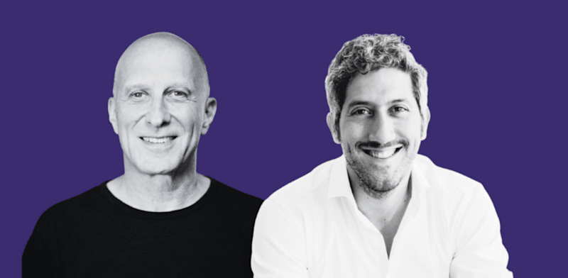 מימין: אדם סינגולדה, מייסד  ומנכ''ל טאבולה ודיוויד קוסטמן, מנכ''ל טידס (אאוטבריין לשעבר) / צילום: טאבולה, נועם גלאי