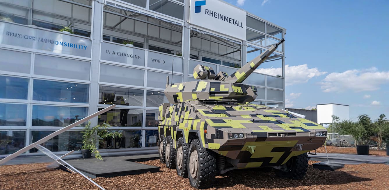 "טנק של חברת Rheinmetall בתערוכת נשק בגרמניה / צילום: Shutterstock"
