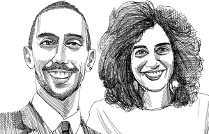 רגד ג'ראיסי ונדב דגן / איור: גיל ג'יבלי