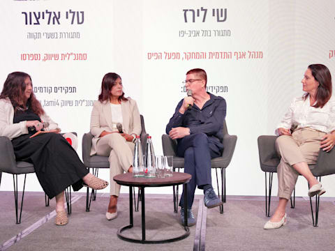 טלי פולג, טלי אליצור ושי לירז, בפאנל משותף / צילום: כדיה לוי