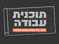 תוכנית עבודה - ניהול וכלי עבודה בעולם טכנולוגי
