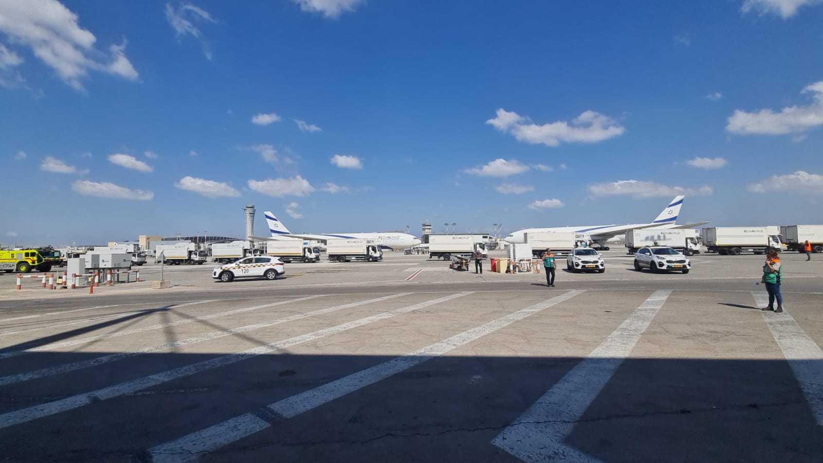 ההפגנות בנתבג / צילום: קרדיט ועד עובדי אל על