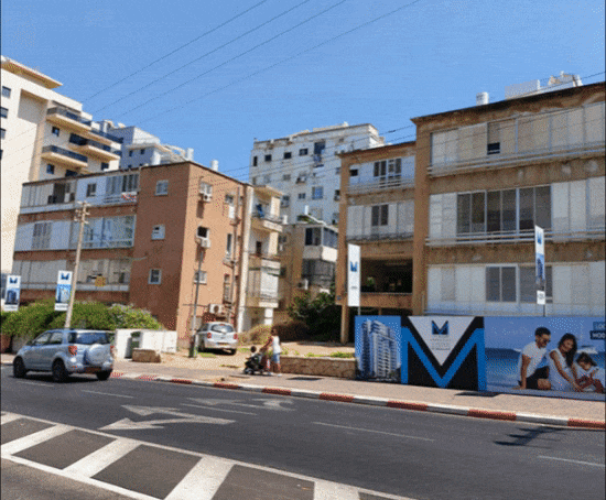התחדשות עירונית רחוב אוסישקין 39+37, נתניה. הדמיה: ארתור יוספוביץ / צילום: איל יצהר התחדשות עירונית רחוב אוסישקין 39+37, נתניה. הדמיה: ארתור יוספוביץ / צילום: איל יצהר