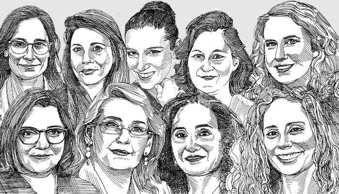 9 המנכ''לית של משרדי הממשלה / איור: גיל ג'יבלי 9 המנכ''לית של משרדי הממשלה / איור: גיל ג'יבלי