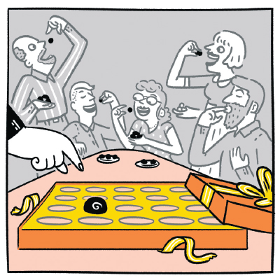 הפסקת קפה - סיכום שנה / איור: הילה נועם הפסקת קפה - סיכום שנה / איור: הילה נועם