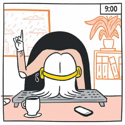 הפסקת קפה - סיכום שנה / איור: הילה נועם הפסקת קפה - סיכום שנה / איור: הילה נועם