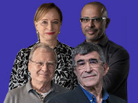 איציק בנבנישתי, יונה פוגל, צבי זיו וגבי רביד / צילום: יוסי אלוני, יח''צ, כדיה לוי