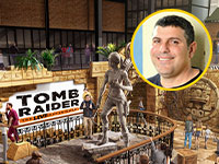 הדמיה של הפארק. בעיגול: טדי שיגא / צילום: Little Lion Entertainment, יונתן בלום