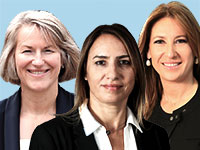 גוליז אוזטורק, אן ריגייל ודינה בן טל גננסיה / צילום: Pegasus, AP-Christophe Ena, רונן דבש