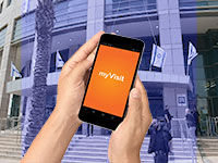 אחת האפליקציות שמקצרת את התורים והעומסים. myvisit / עיבוד: טלי בוגדנובסקי