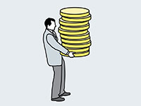 הנכסים הפיננסים של הציבור בחלוקה  להחזקה ישירה לעומת החזקה דרך גופים מוסדיים