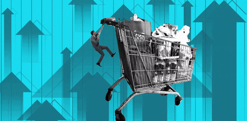 / צילום: מתחזק, אבל מחירי המזון לא יורדים / אילוסטרציה: טלי בוגדנובסקי"