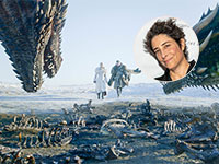 ''משחקי הכס''. בעיגול: קרוליין שטראוס / צילום: באדיבות HBO ו־yes, שאטרסטוק