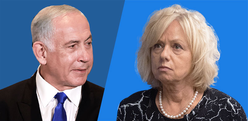 "היועמ''שית גלי בהרב-מיארה וראש הממשלה בנימין נתניהו / צילום: איל יצהר, יוסי זמיר"