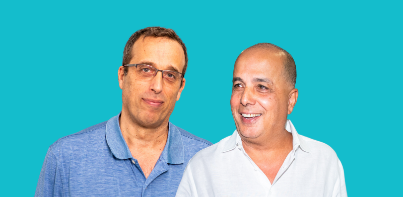 עמוס לוזון ושחף ארליך / צילום: יוסי כהן