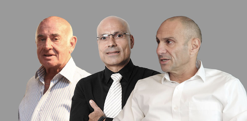 דורון ארזי, צביקה נווה, יעקב פרי / צילום: ליאורה כץ, איל יצהר