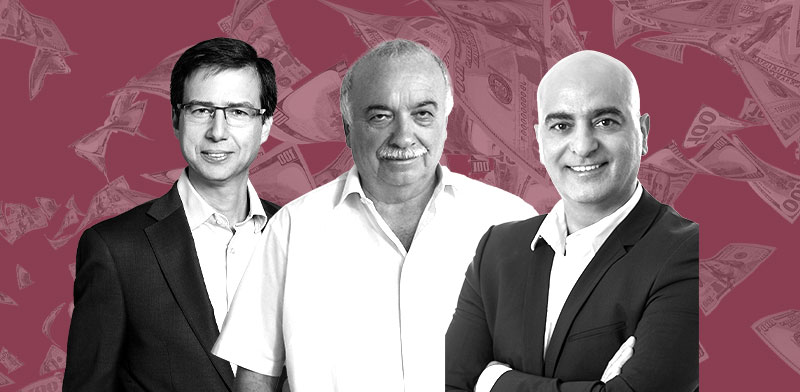 מור, פישמן, פרידמן. ''נגמרו הימים שמוותרים לטייקונים'' / צילומים: אייל טואג, איל יצהר, אורן דאי. עיבוד: טלי בוגדנובסקי