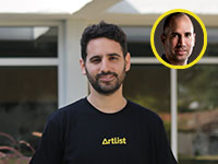 חצי שעה של השראה. ערן גפן בשיחה עם עירא בלסקי / צילום: מתן פורטנוי, מנחם רייס