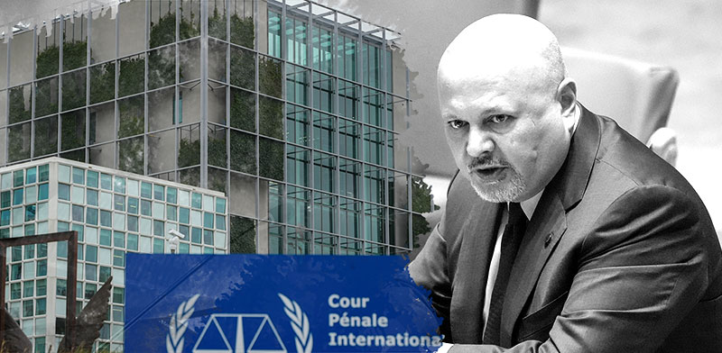 "כרים חאן, התובע הראשי בבית הדין הפלילי הבינלאומי בהאג / צילום: AP-Mary Altaffer, Shutterstock, עיבוד: טלי בוגדנובסקי"