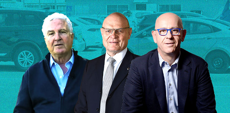 גיל אגמון, בעלי דלק רכב, איציק וייץ, מנכ''ל קרסו מוטורס, חיים דנון, מבעלי UMI / צילום: איל יצהר, אלעד גוטמן, שלומי יוסף