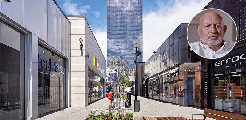 "מתחם ביג פאשן גלילות והראל ויזל (בעיגול) / צילום: כדיה לוי"