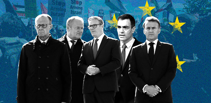 / צילום: י אירופה. המדיניות ביבשת מול ישראל השתנתה / עיבוד: טלי בוגדנובסקי; צילומים: AP-Ludovic Marin, Alberto Pezzali,Shutterstock"