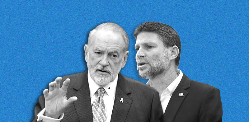 בצלאל סמוטריץ', מייק האקבי, שגריר ארה''ב בישראל / צילום: לע''מ/יוסי זמיר, שלומי יוסף