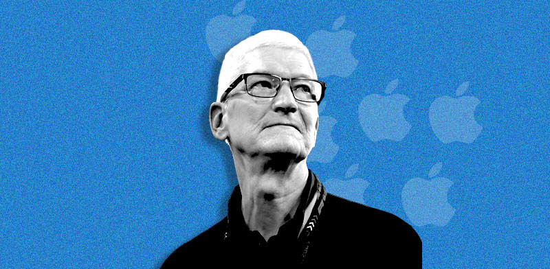 "טים קוק, מנכ''ל ענקית הטכנולוגיה אפל / צילום: Reuters"