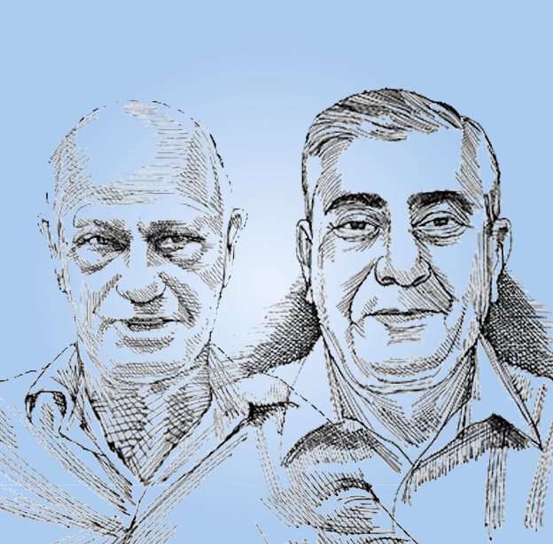 יגאל דמרי ושלמה אליהו / איור: גיל ג'יבלי