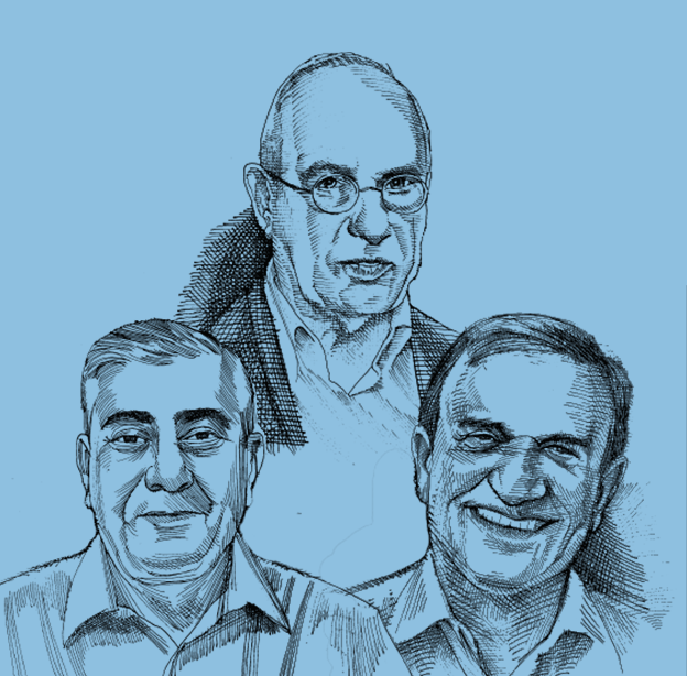 צדיק בינו, שלמה אליהו, יגאל דמרי / איור: גיל ג'יבלי