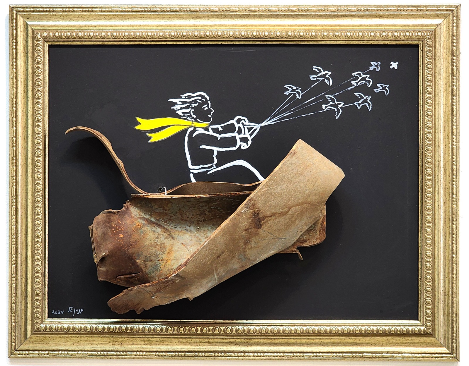 עבודה של יונתן גל, הגושרים / צילום: יונתן גל