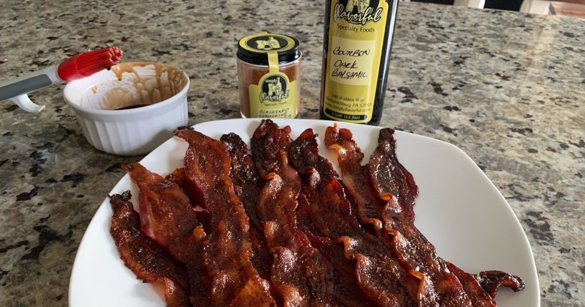 Blackened Bourbon Bacon | Simply Flavorful