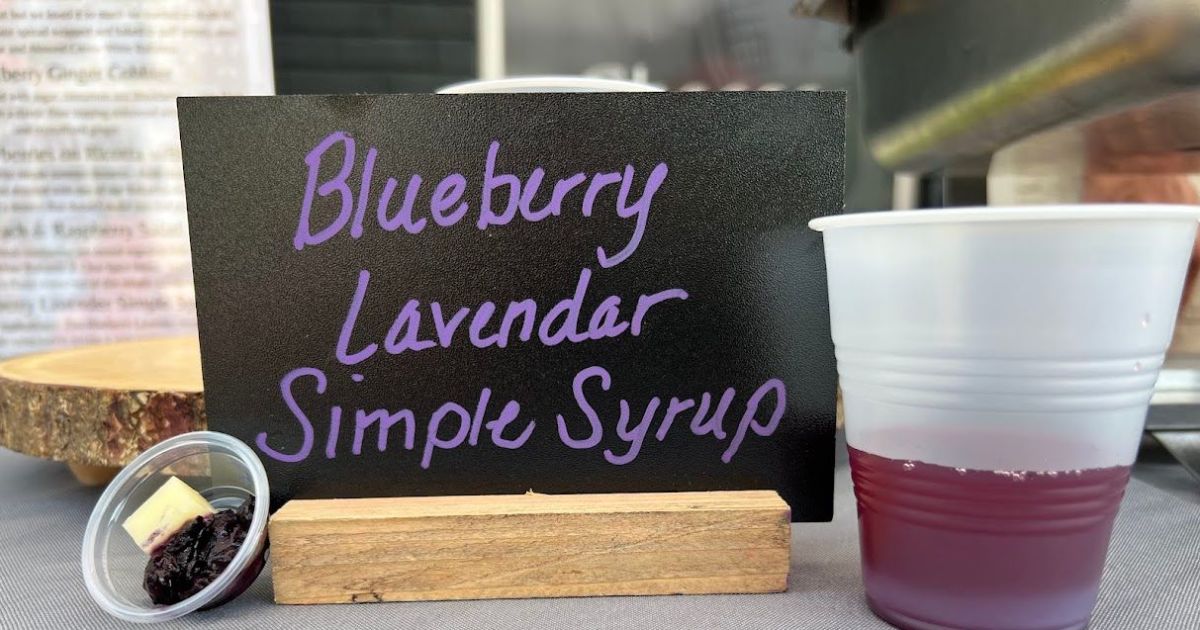Blueberry Lavender Simple Syrup | Simply Flavorful
