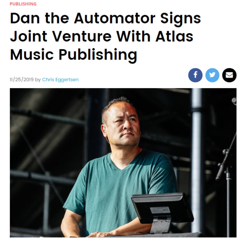 Billboard Exclusive: Dan the Automator Signs Joint Venture With Atlas Music Publishing