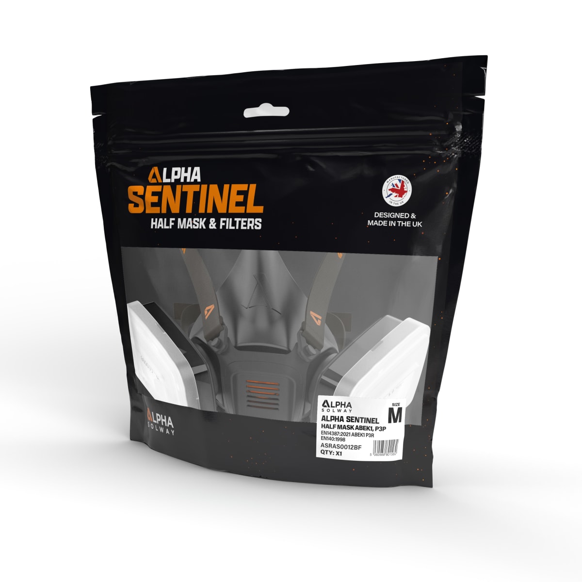 Alpha Sentinel Half Mask A2, P3P Retail