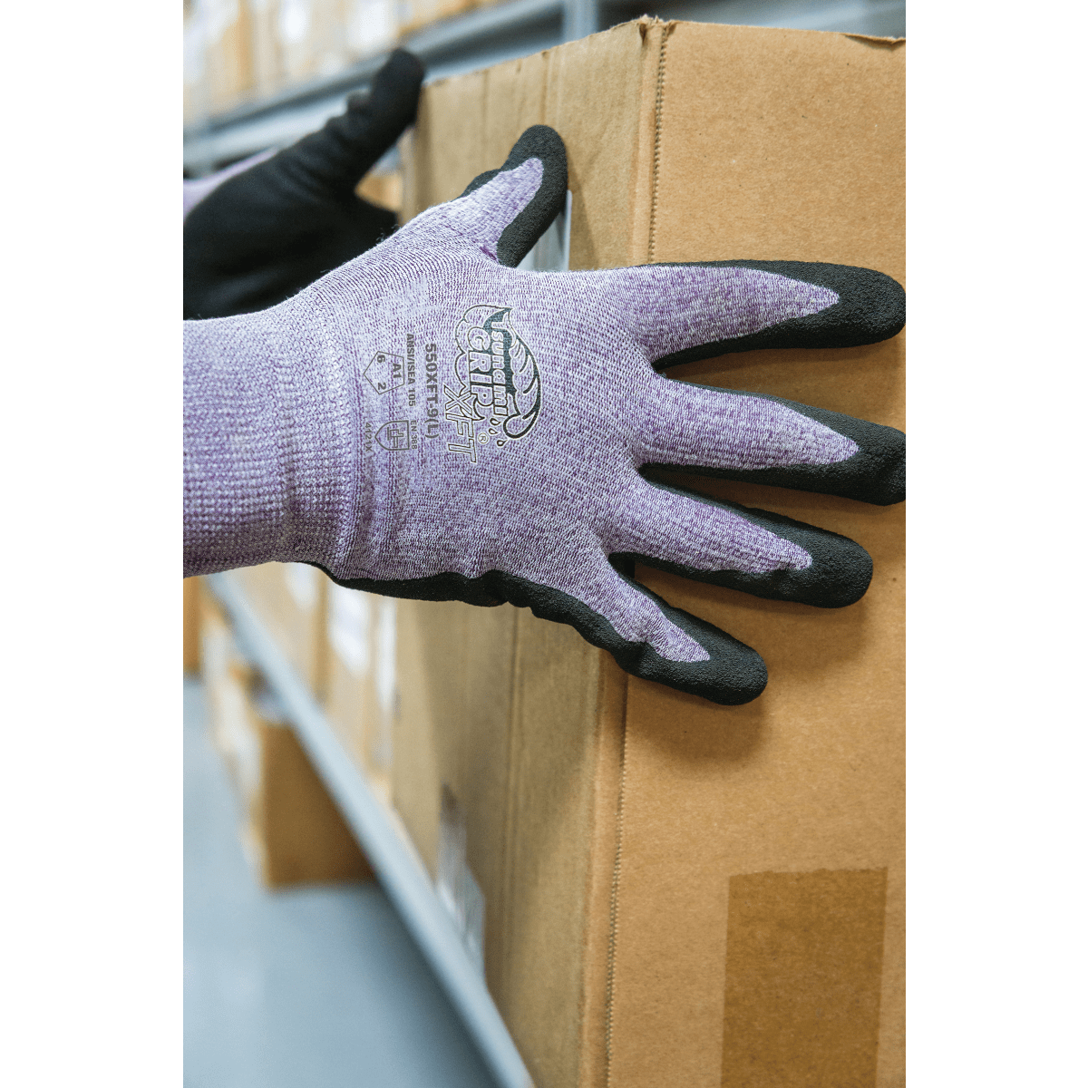Tsunami Grip® XFT Xtreme Foam Technology Coated Anti-Static/Electrostatic Compliant Gloves with Cut, Abrasion, and Puncture Resistance - 550XFT