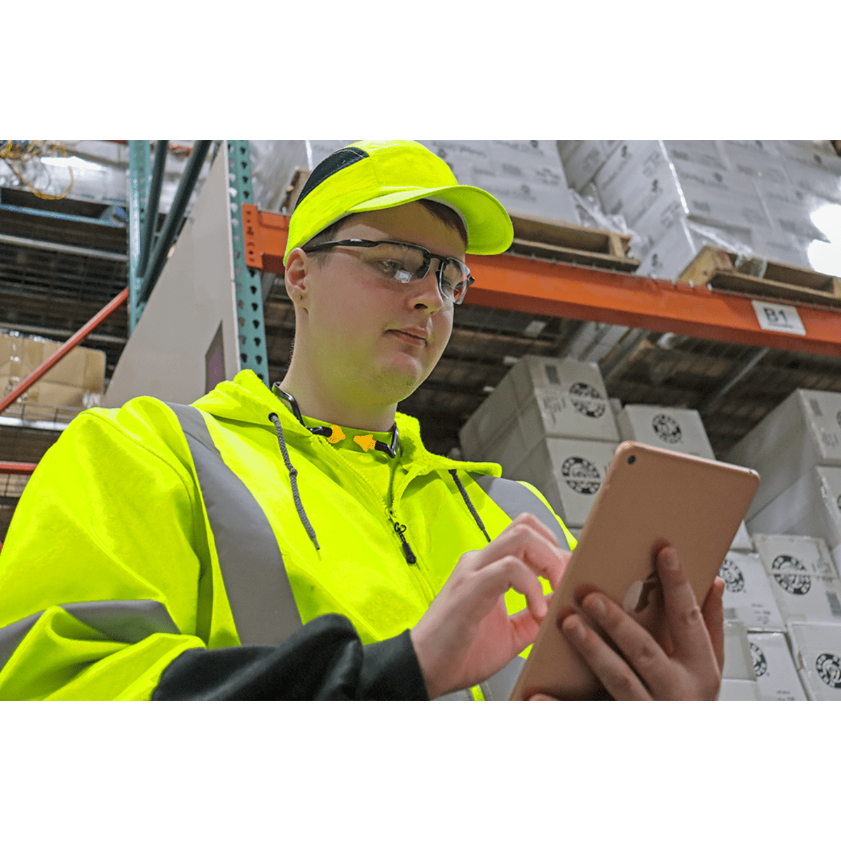 Bullhead Safety™ Head Protection High-Visibility Yellow/Green With Black Mesh Baseball Style Bump Cap - HH-H1-Y