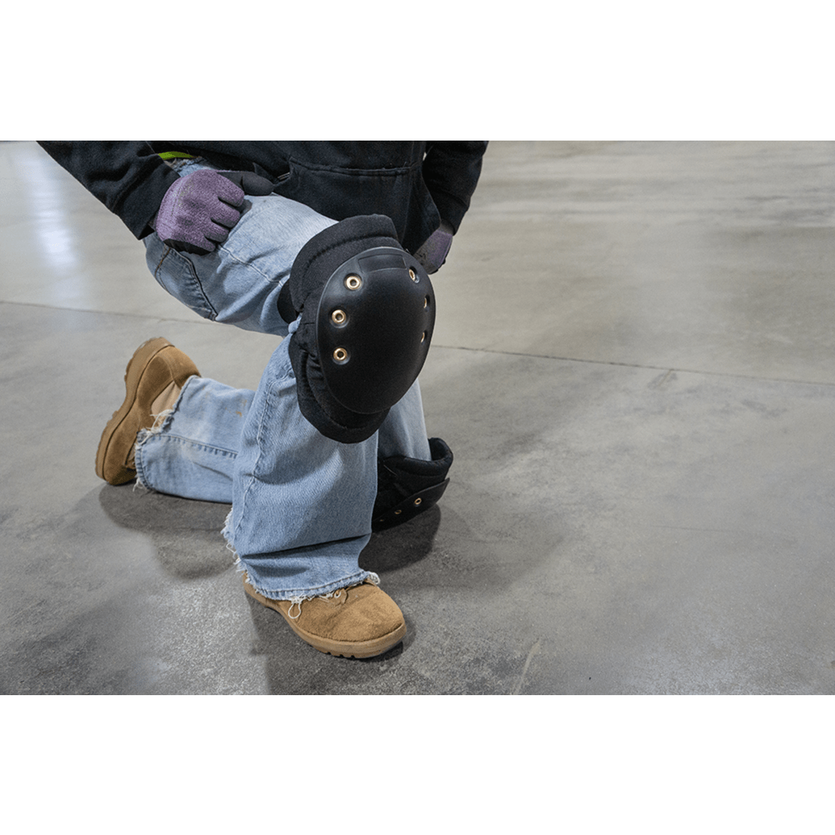 FrogWear™ Knee Protection Non-Marring, Brass-Riveted Knee Pads - KP431