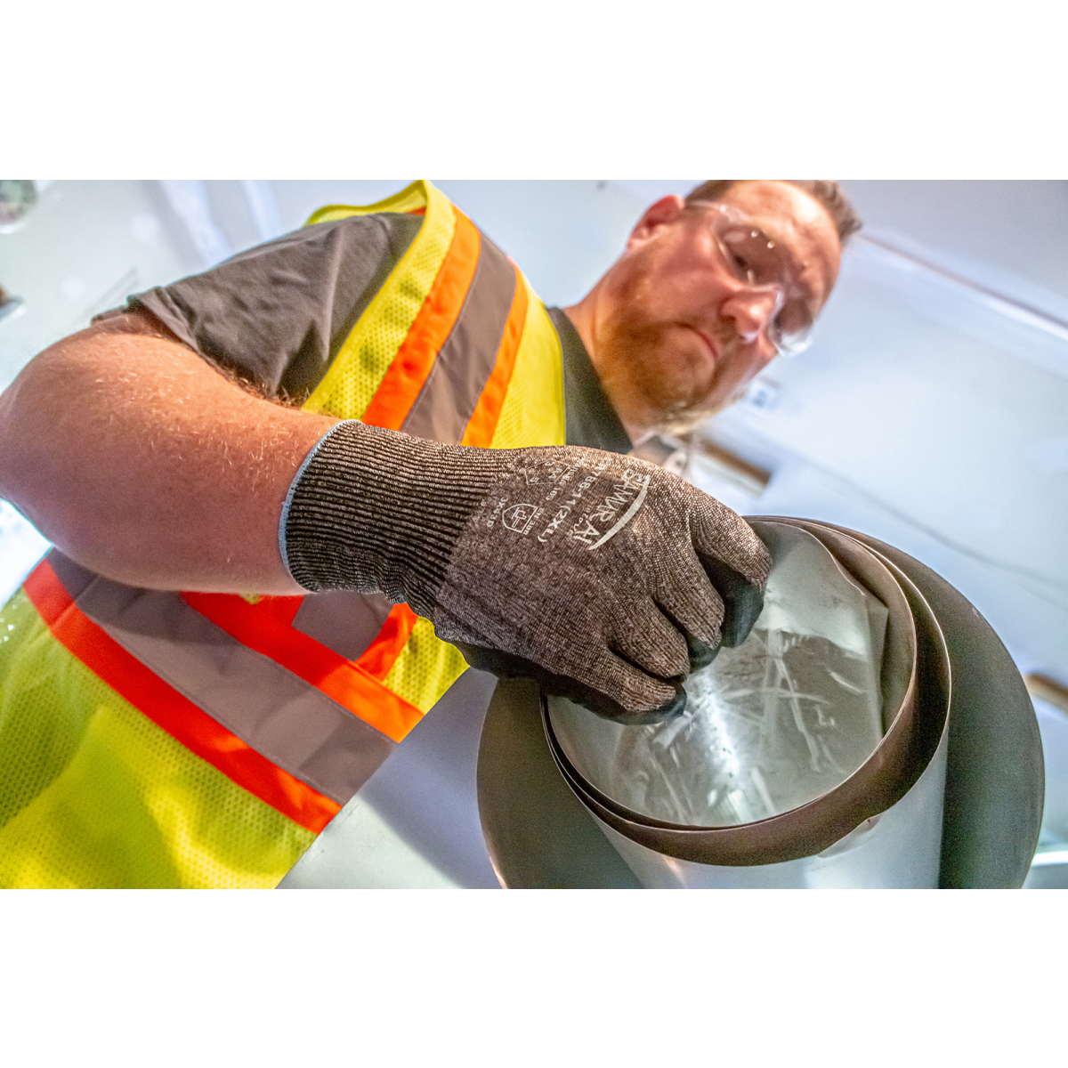 Discus™ Clear Anti-Fog Lens, Frosted Clear Frame Safety Glasses - BH2811AF