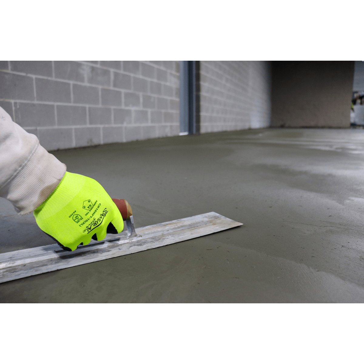 Samurai Glove® FDA and Anti-Static/Electrostatic Compliant Nitrile-Coated High-Visibility Tuffalene® Gloves with Cut, Abrasion, and Puncture Resistance - CR18NFT