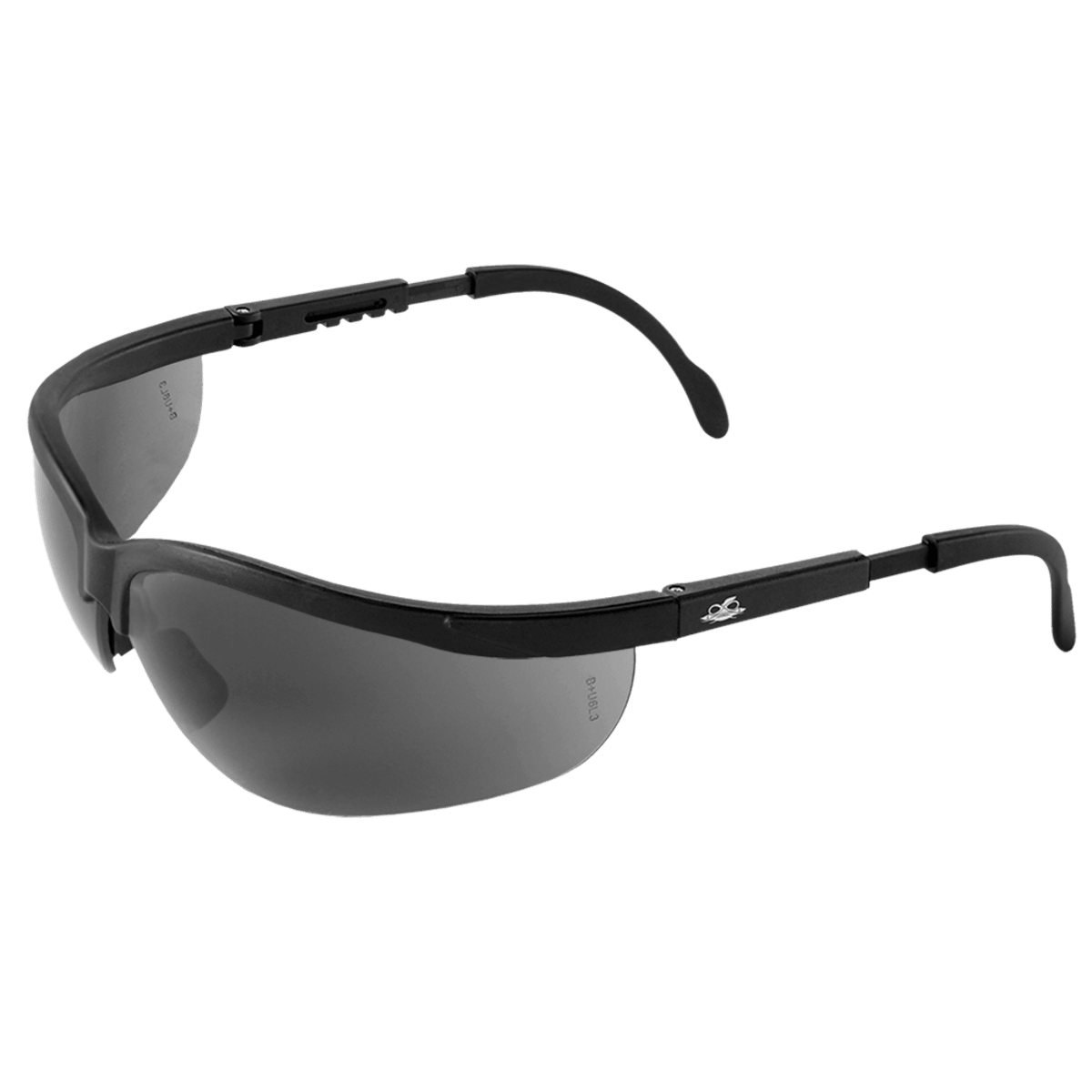 Picuda® Gray Lens, Matte Black Frame Safety Glasses - BH463