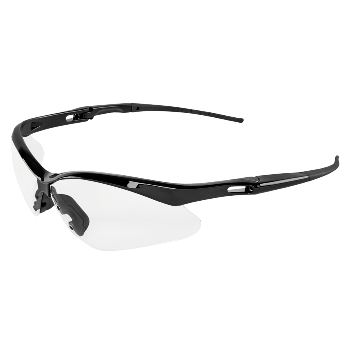 Spearfish® Clear Lens, Shiny Black Frame Safety Glasses - BH2251
