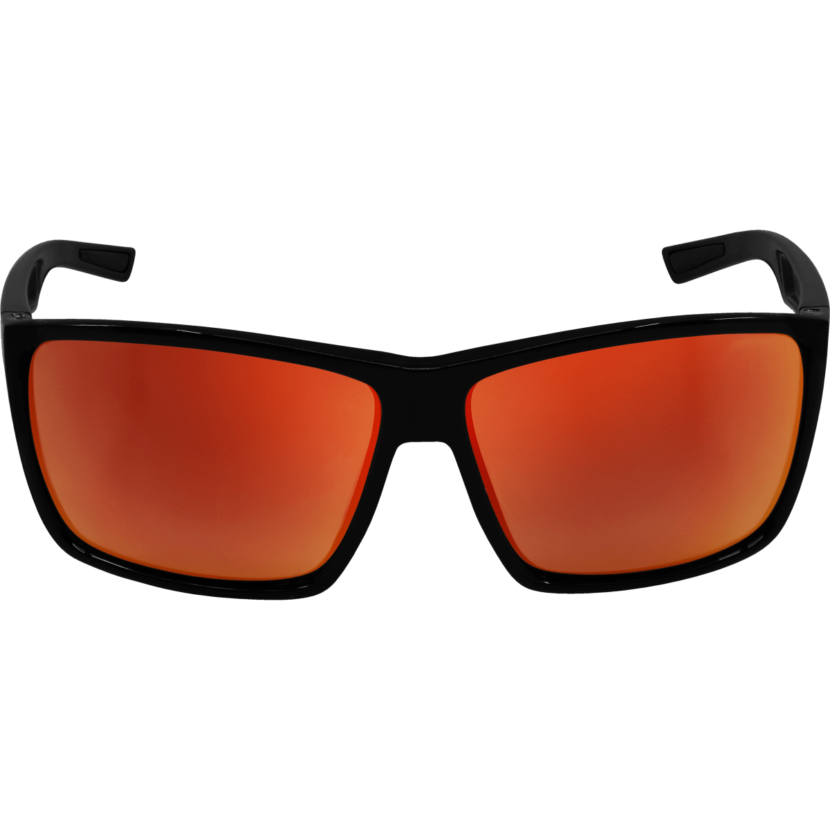 Lionfish™ Red Mirror Performance Fog Technology Lens, Shiny Black Frame Safety Glasses - BH33510PFT