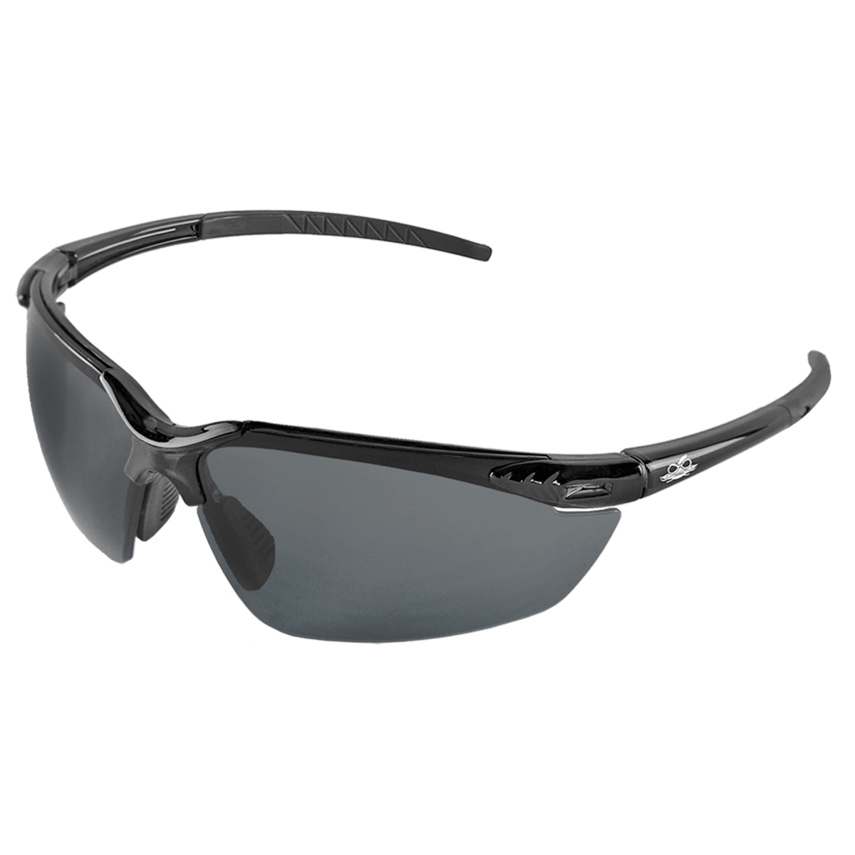 Mojarra® Dark Gray Anti-Fog Lens, Crystal Black Frame Safety Glasses - BH1133AF