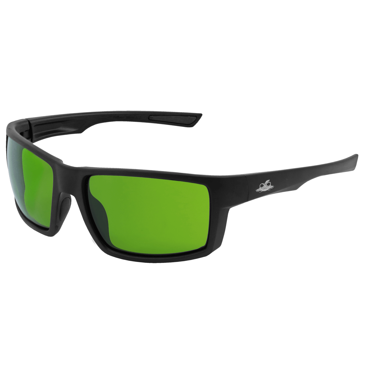 Sawfish™ Green Arc Flash Rated Performance Fog Technology Lens, Matte Black Frame Safety Glasses - BH26621PFT