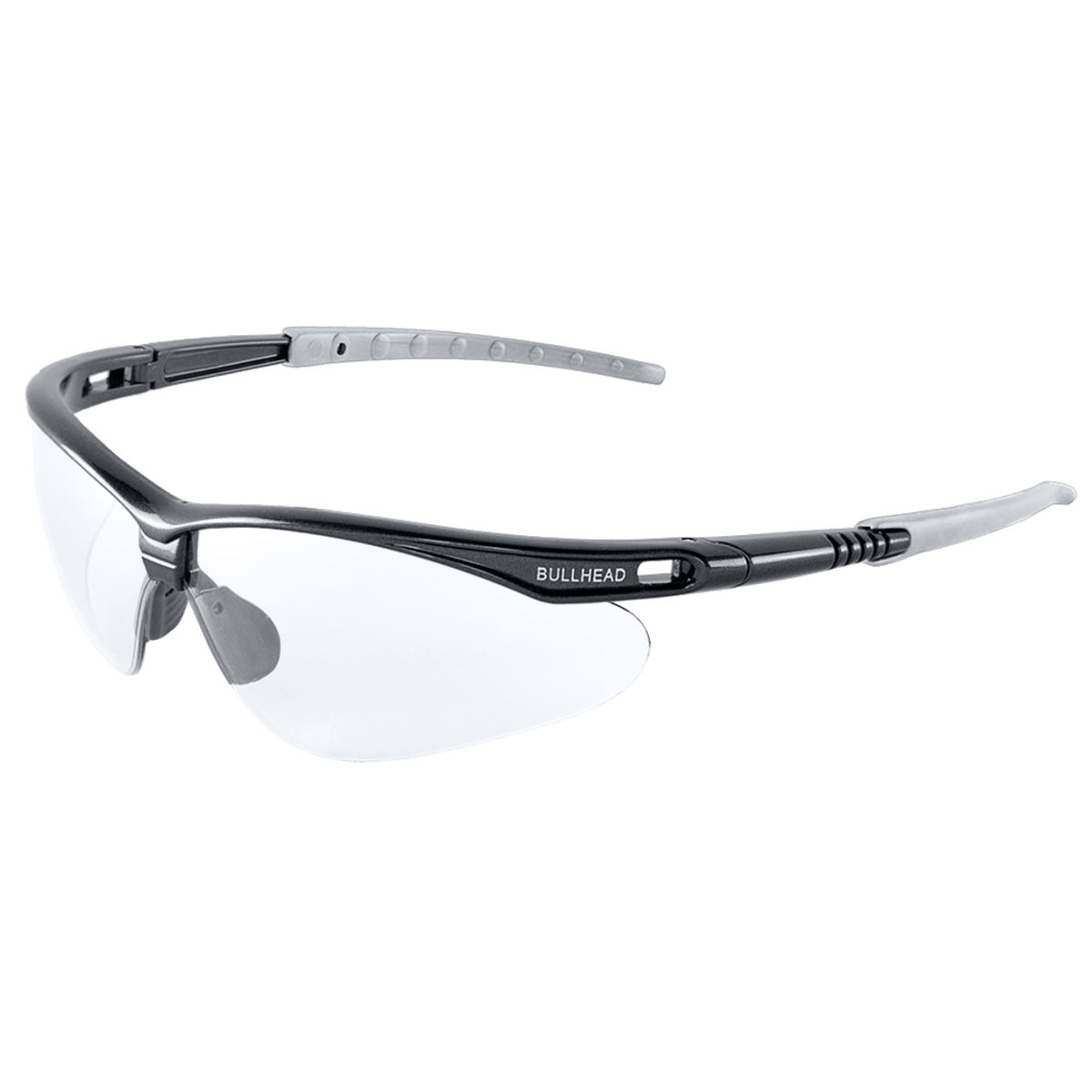 Stinger® Clear Lens, Shiny Pearl Gray Frame Safety Glasses - BH691