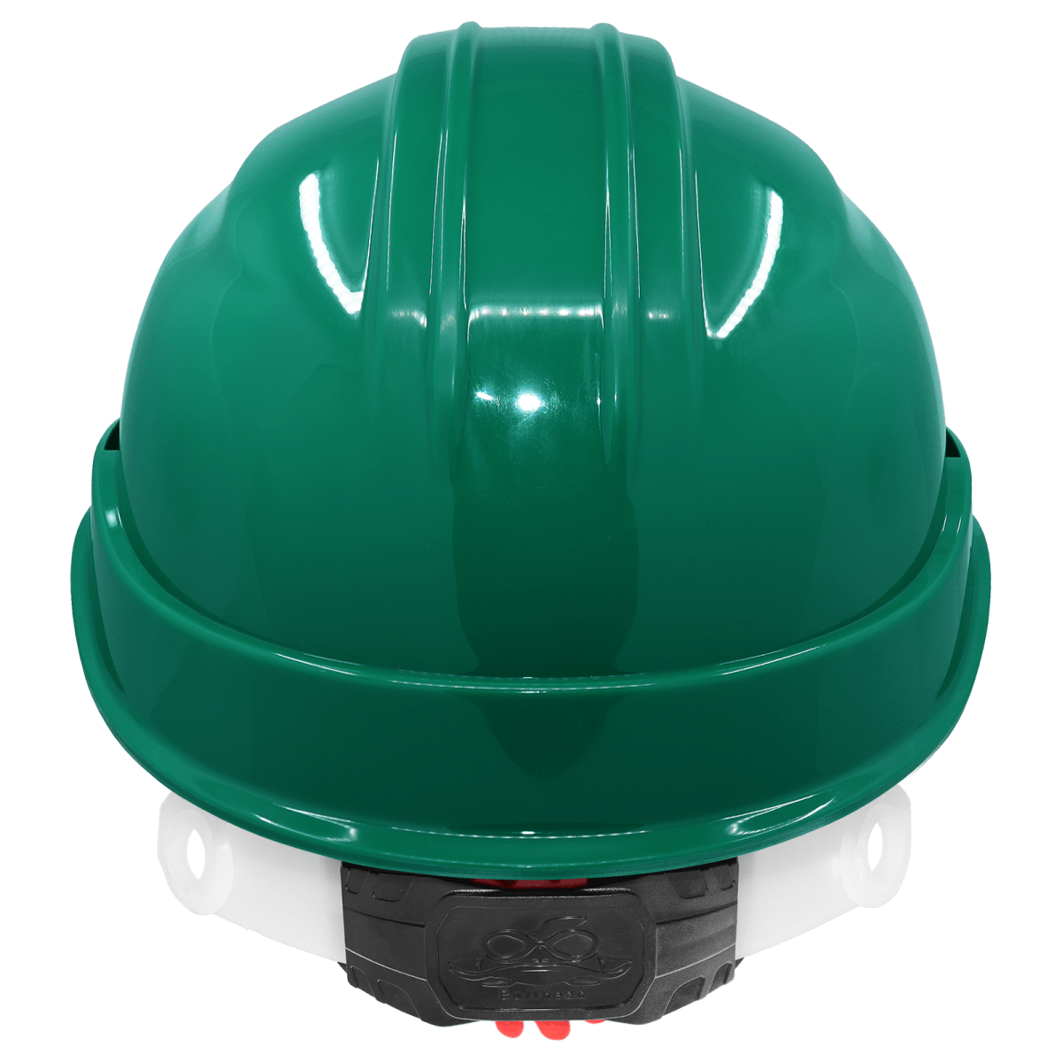 Bullhead Safety™ Head Protection Green Unvented Cap Style Hard Hat With Six-Point Ratchet Suspension - HH-C2-G