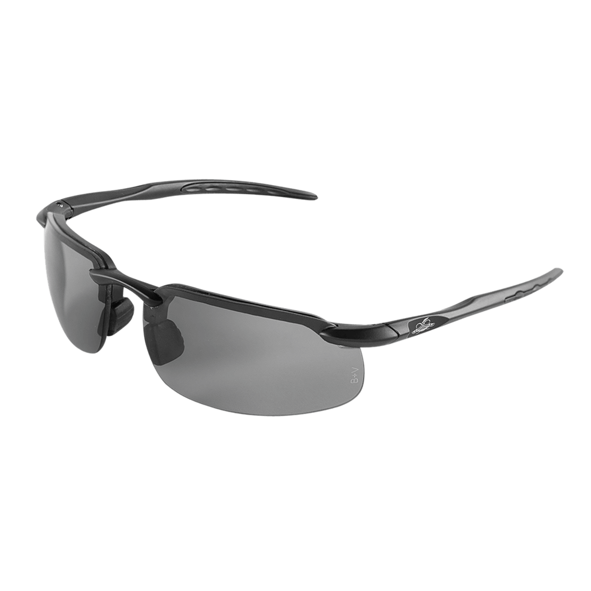 Swordfish® Variable Tint Anti-Fog Polarized Lens, Matte Black Frame Safety Glasses - BH1061213AF